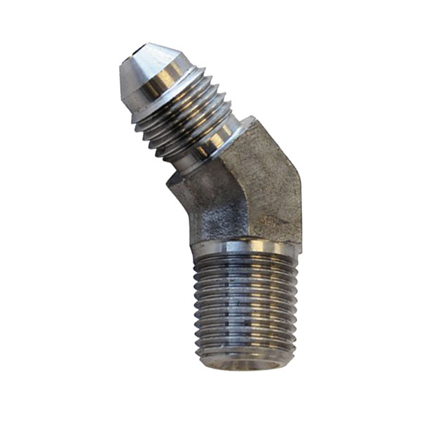 45° S/S 1/8" NPT TO AN
