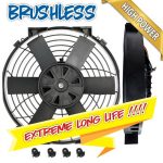 Brushless Thermatic electric fan